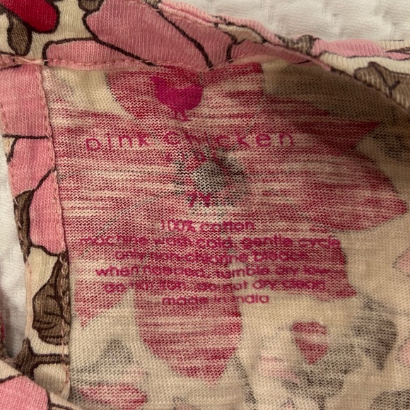 Pink Chicken Girls Long Sleeve Dress, Size 7. - Picture 4 of 6